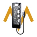 7MD 6 in 1 Extension Hub | HDMI Port | Type-C Charging Port | Type-C Data Port | USB3.0 Port | Unique Transparent Design | Quality Material | Multiple Protection | 12 Months Warranty | 7MD-17 |