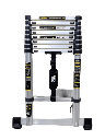 Telescopic A-shaped Ladder | Indoor & Outdoor Use | Anti-Scratch Material | Safe & Reliable | Foldable Design | Adjustable Height | Easy To Move | High Quality Material | MDL-350Z-LW