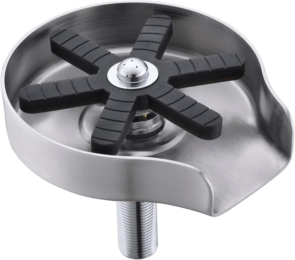 Glass Rinser For Kitchen Sink | Stainless Steel | Easy to Install | Powerful Cleaning in Seconds |