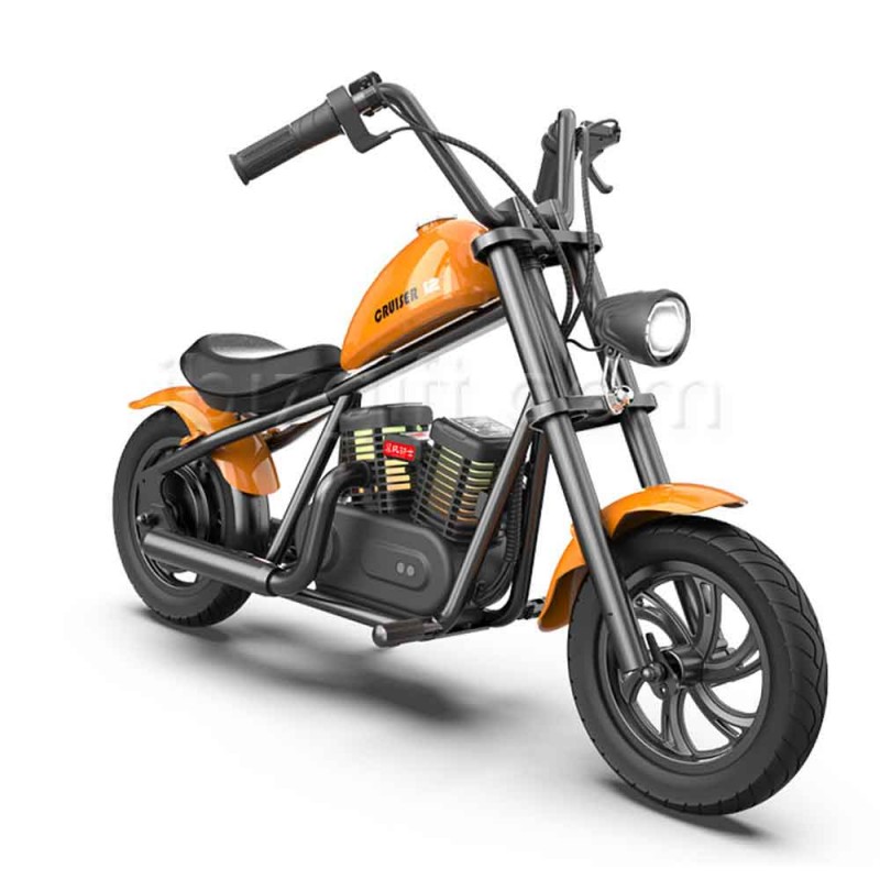 Hyper GoGo Cruiser 12 Plus Electric Bike For Children | 3 Adjustable Speeds | Powerful & Safe Motor | Large Capacity Battery | Smoke Effect | LED Light | Bluetooth Speaker | EL-MB03P |