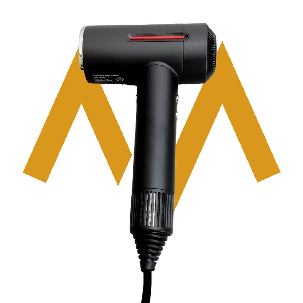 7MD Smart High-Speed Hair Dryer | Ultra-fast Drying | Safe & Easy To Use | Powerful Motor | Hot & Cold Air Circulation Mode | LCD Display | LS-091 |
