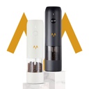7MD Portable Electric Salt & Pepper Grinder | Type-C Charging Port | Transparent Storage Bin | Adjustable Grinding Speed | Portable & Compact Design |