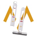 7MD Portable Mini Mop Self Squeeze For Small Spaces Wet Ceramic Drill Floor Cleaning Hand Free Squeeze Mop With 2 Sponges