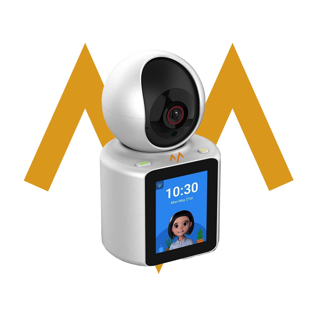 7MD Camera Video Calling Smart WiFi Camera | Two-Way Video Calling | Full HD Resolution | Wide Angle View | Human Detection | App Control | One-Button Call | PTZ Control  | 7MD14526 |
