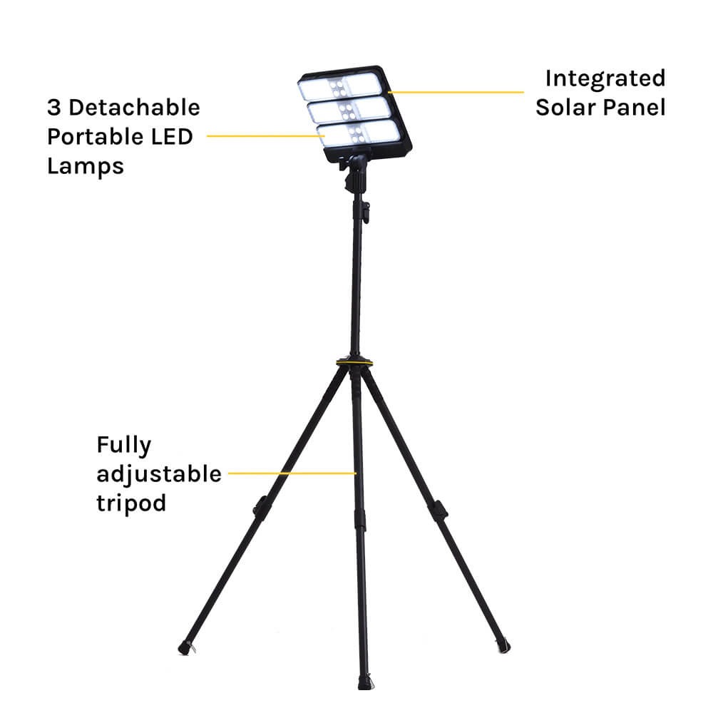 | Winter Collection | Crony High-Lumen Solar Powered Battery Outdoor Fishing Light, Camping LED Light With 3x 5200 mAh Power Bank | CN-25 |