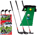 Kids Golf Set With 3 Clubs, 3 Balls, Mat, Stand With Hole (YF313A)