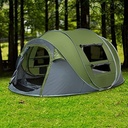 Portable Quick Setup Camping Tent For 2 Person With Dual Doors & Windows (250x215x114 H)