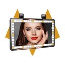 7MD Car Visor LED Vanity Mirror, Rechargeable Car Makeup Mirror with LED Lights