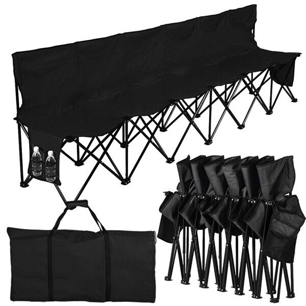 Winter Collection 6-in-1 Folding Portable Outdoor Chair with Carrying Bag – Seats Up to 6 People | Portable & Foldable Design |