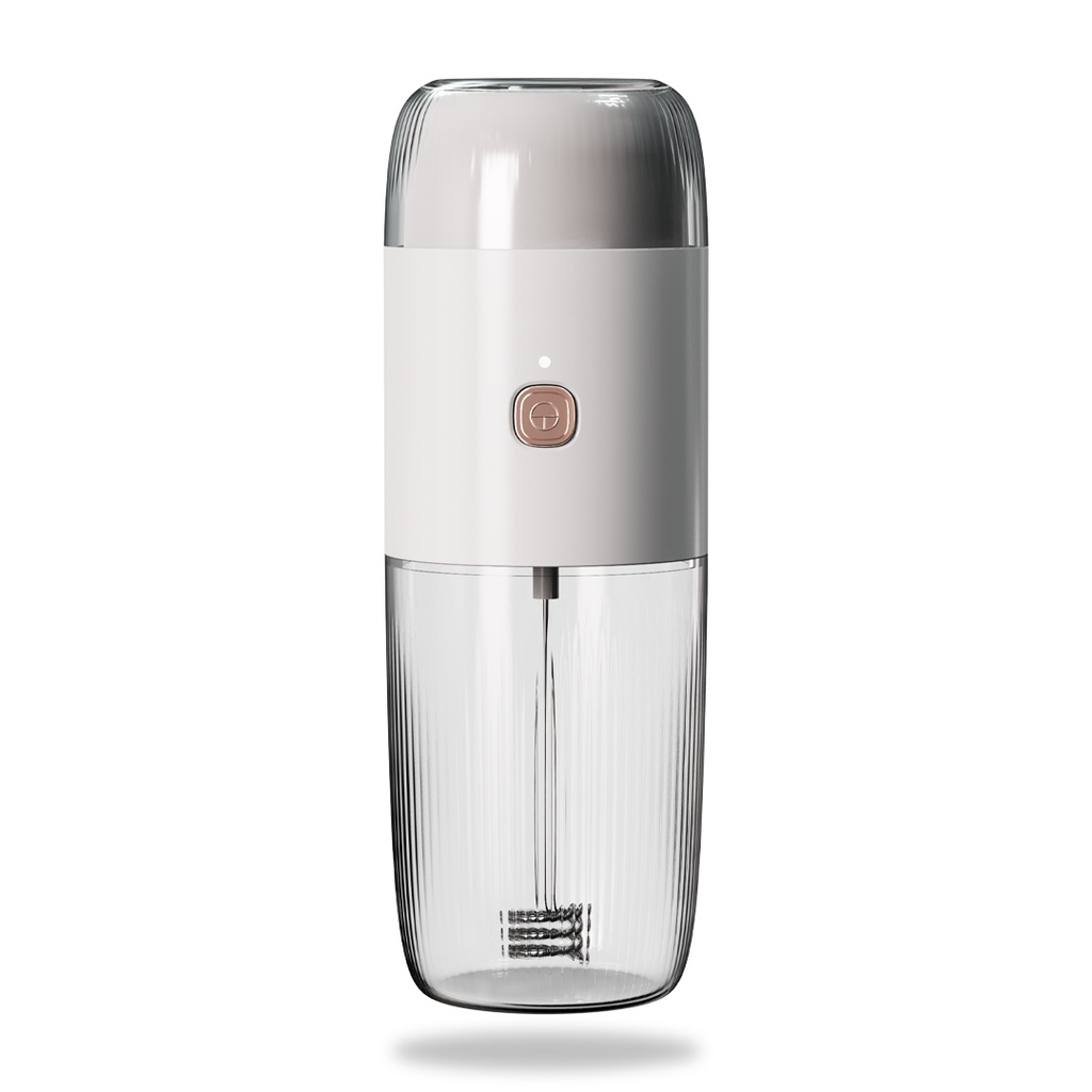 LePresso 2 in 1 Coffee Grinder and Milk Frothing LPMFGRWH