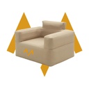 7MD Portable Inflatable Sofa With Built-in Air Pump PD0340