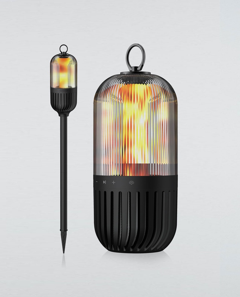 Portable Outdoor 5W LED Flickering Flame Torch Wireless Speaker with Pole and Ground Stake | MX-OS021 |
