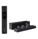 Powerology Four Speed Massage Gun Therapeutic Massager with Extension handle Accessory - Black | PWTMEHABK |