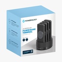 Powerology 4 IN 1 Wireless Power Bank Terminal 4x 10000mAh Power Bank  (PPBCHA2641BK/WH)