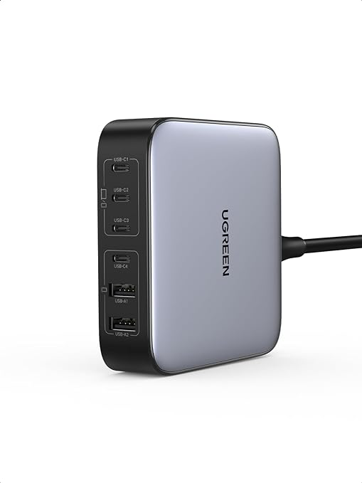 UGREEN Nexode 200W 6-Port Gan Desktop Fast Charger | CD271/40915ZD |