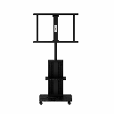 Porodo Mobile TV Stand with wheel 32"-65"| PD-TVFSW-BK |
