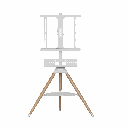 Porodo Tripod Wooden TV Stand For 32" - 65" TVs | PD-ATVFTS-WH |