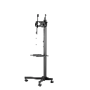 Porodo Mobile TV Stand Dynamic For 23"-60" Inch TVs with MAX VESA 400x400mm | PD-TVCRT-BK |