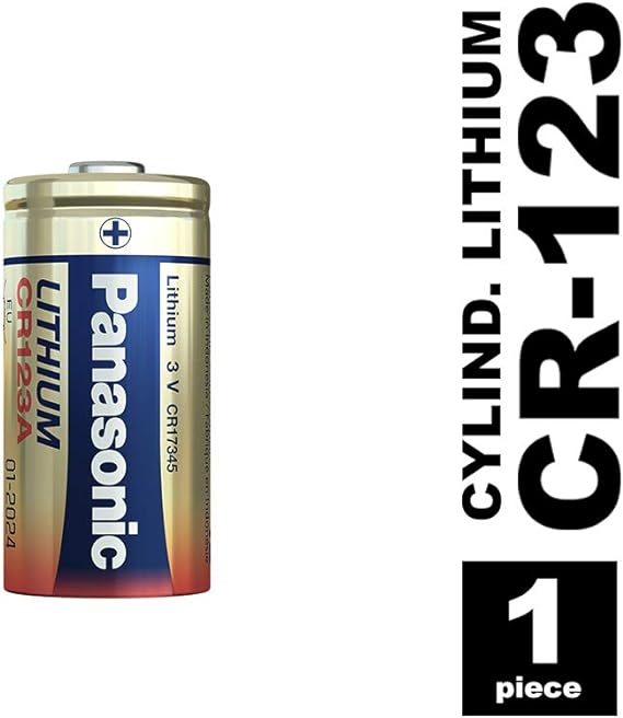 Panasonic Battery Cell CR123AW/1BE Lithium 3V (Pack of 1)