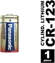 Panasonic Battery Cell CR123AW/1BE Lithium 3V (Pack of 1)