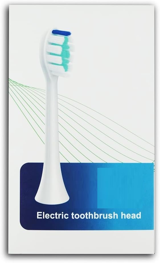Replacement Toothbrush Head For 7MD Electric Toothbrush - White/Grey