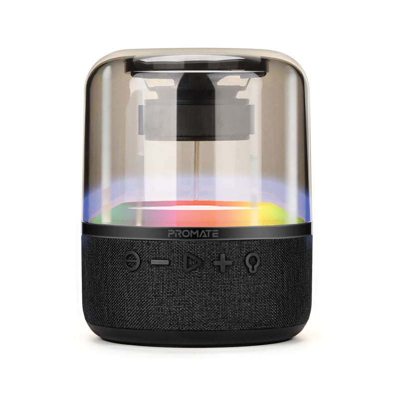 Promate HD LumiSound® 360° Surround Bluetooth Speaker With LED Lights | Glitz-L |