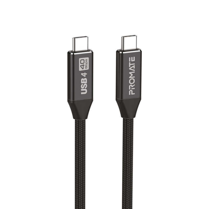 Promate SuperSpeed USB4.0 Cable For Video Transmission, Data Transfer, Ultra-Fast Charging | PrimeLinkC40-2m |