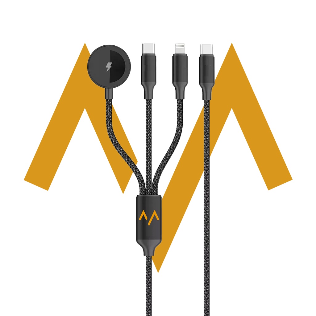 7MD 3 in 1 Fast Charging Cable with Wireless Watch Charger | 7MD-28 |