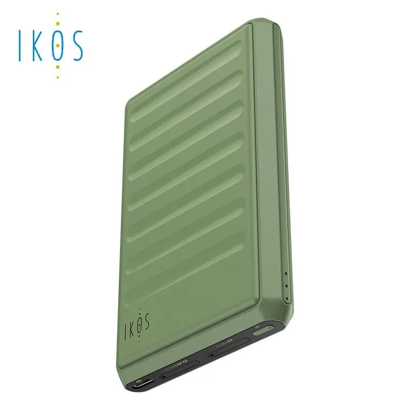 IKOS K7 Dual Sim Card Adapter, 4G Network, Call Recording, WiFi Sharing, SMS