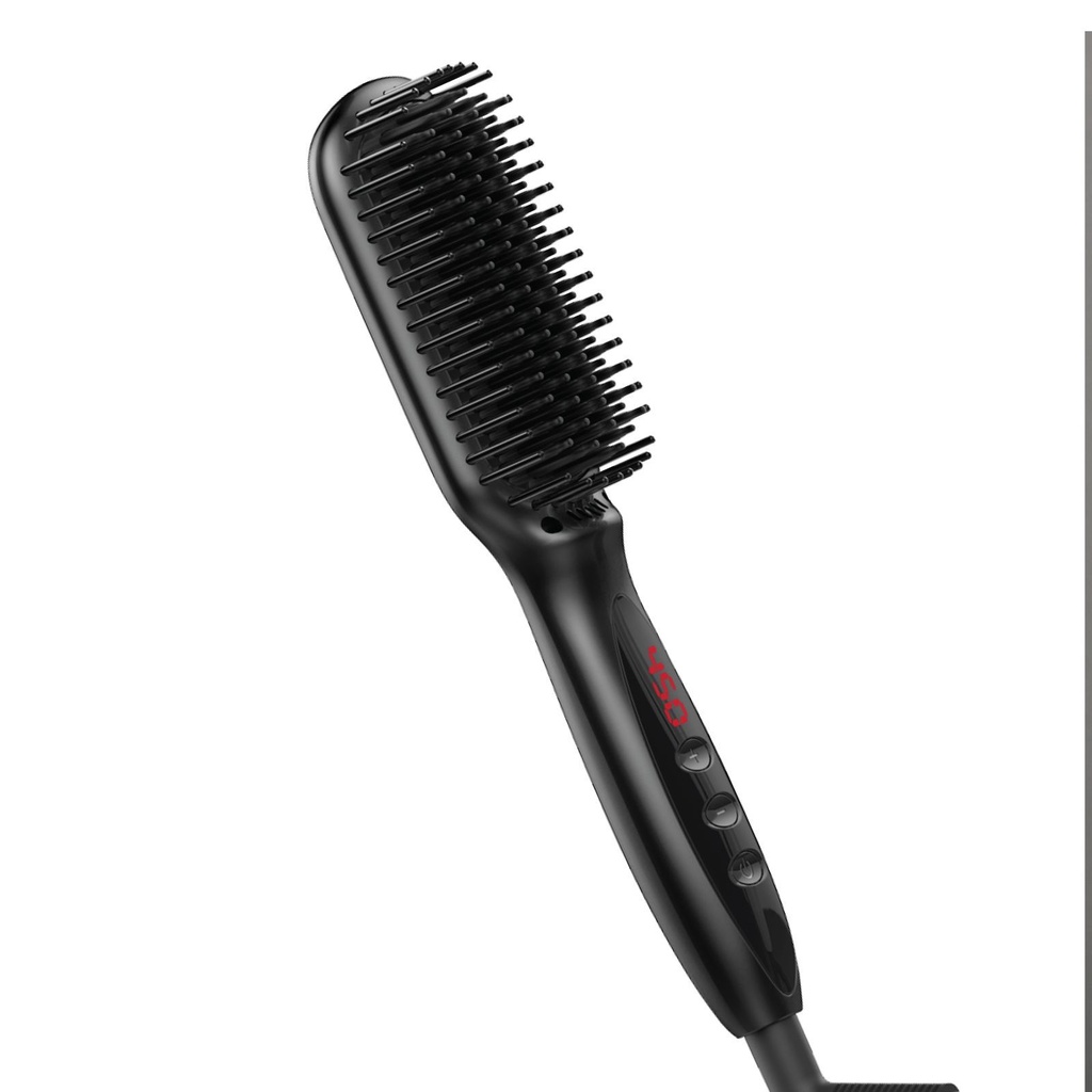 Green Lion Hair & Beard Straightener Comb With Digital Display & Control Buttons | GNHAIRCOMBBK |