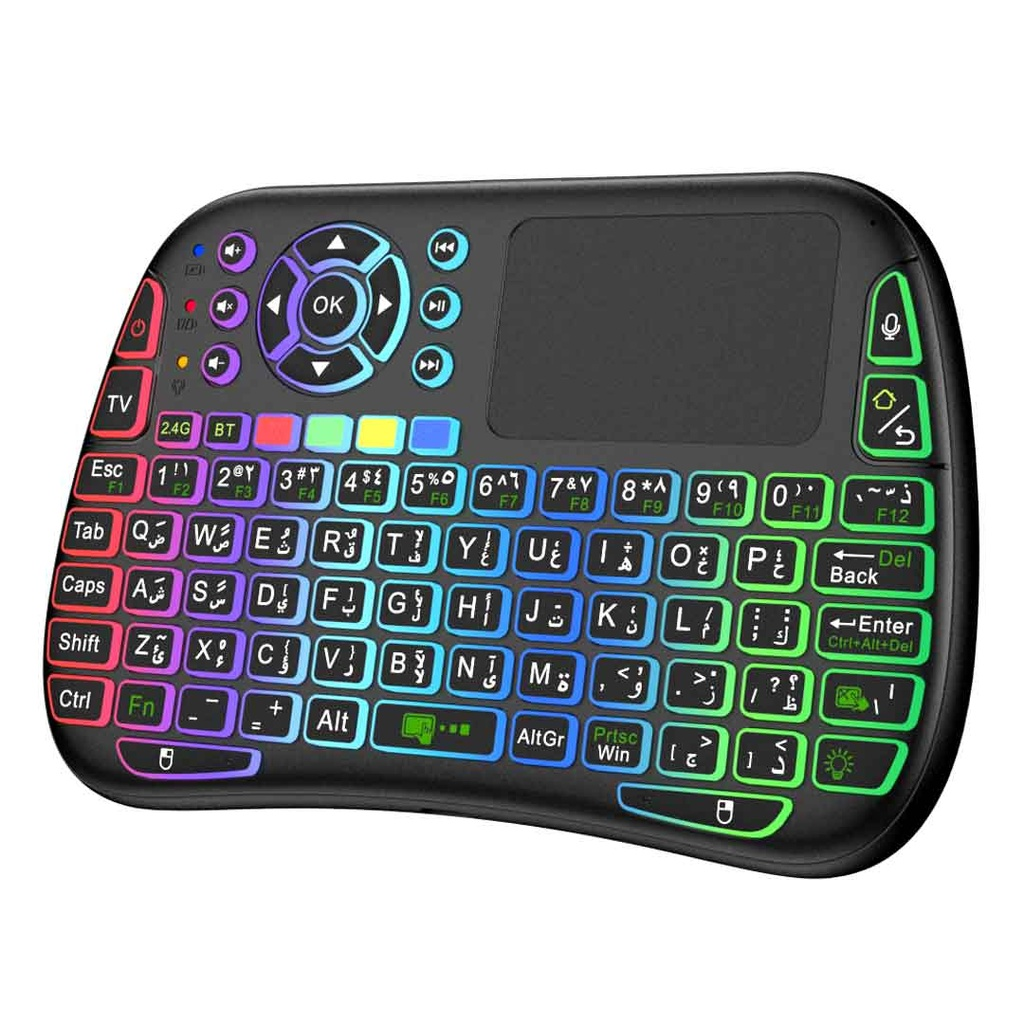 Porodo Universal Keyboard Remote & Mouse | PD-MWKTC-BK |