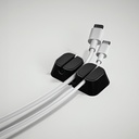 Green Lion 2 in 1 Cable Organizer | GNCABORG2BK |