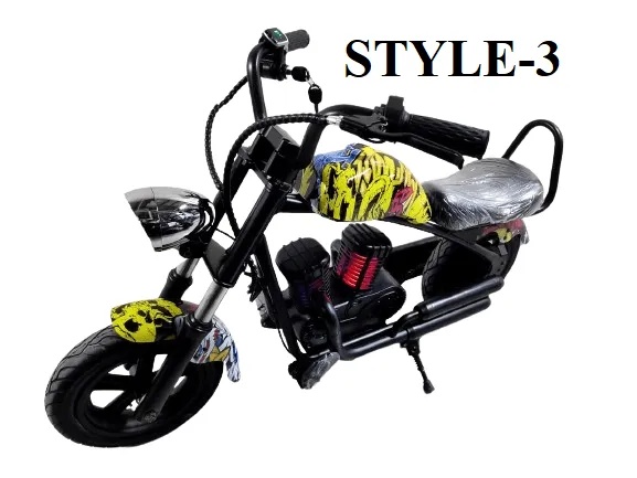 Kids Electric Scooter Mini Cruiser Bike With 180W Power, 15km/h Speed