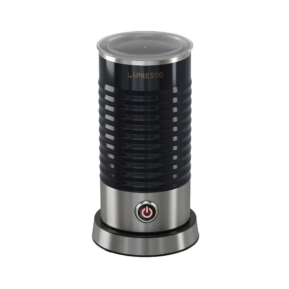 LePresso Hot & Cold Milk Frother 100mL 450W | LPMLFRBK/WH |