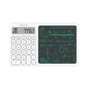 Green Lion CalcWrite Pro Calculator-Writing Pad Combo - White | GNCALCWPADWH |
