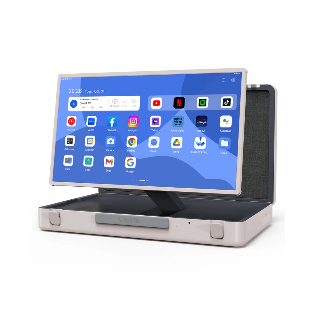 TakTik Briefcase 27" Smart Android Touch Screen, 6800mAh Battery, 8+128 GB