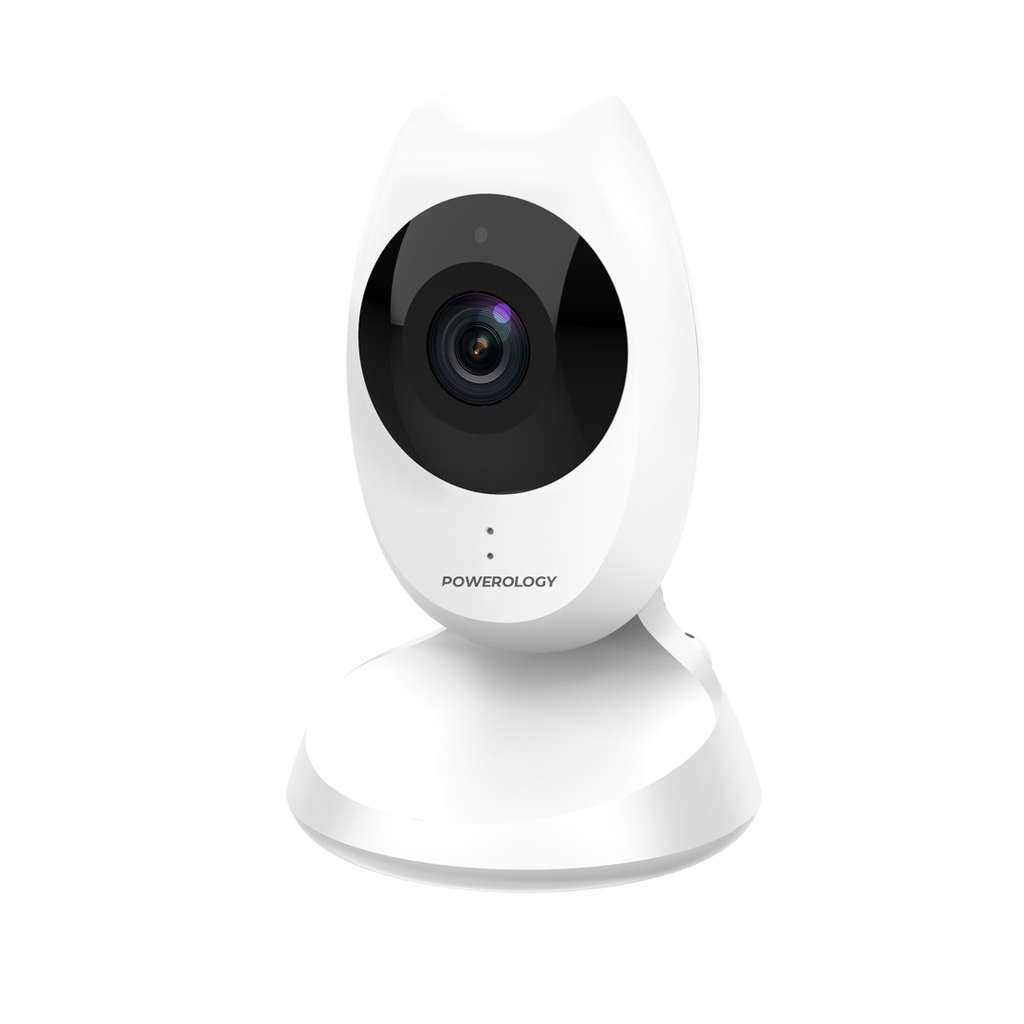 Powerology Smart Cam Baby Monitor Two-Way Audio & Smart Sensors | PWBMCWH |