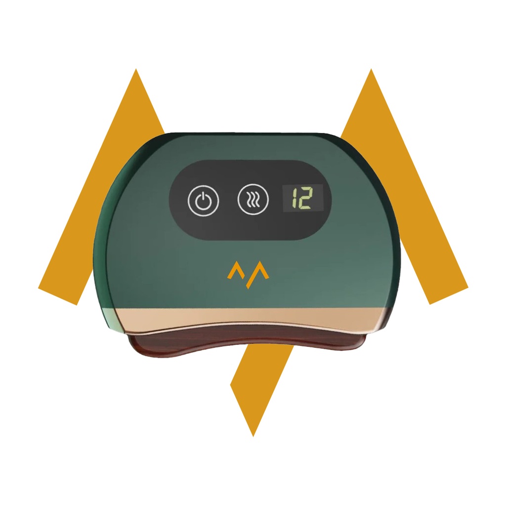 7MD Electric Rechargeable Scrapping Board For Face & Skin With 12 Working Modes, Hot Compress / Vibration