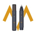 7MD 2 in 1 Portable Hair Trimmer Electric Shaving Nasal Nose & Ear Hair Facial Epilator Trimmer Model:7MD2433