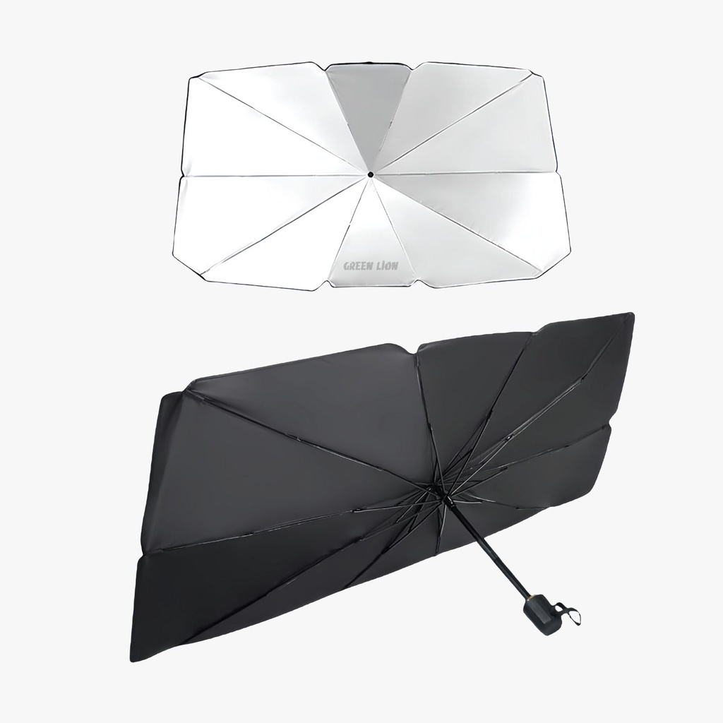 Green Lion Car Windshield Sunshade Umberlla | GNCWNSHDUMBBK |