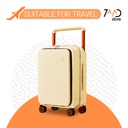 ALHOR LUXURY TROLLEY LUGGAGE BAG WITH 69L CAPACITY SIZE:24 INCH