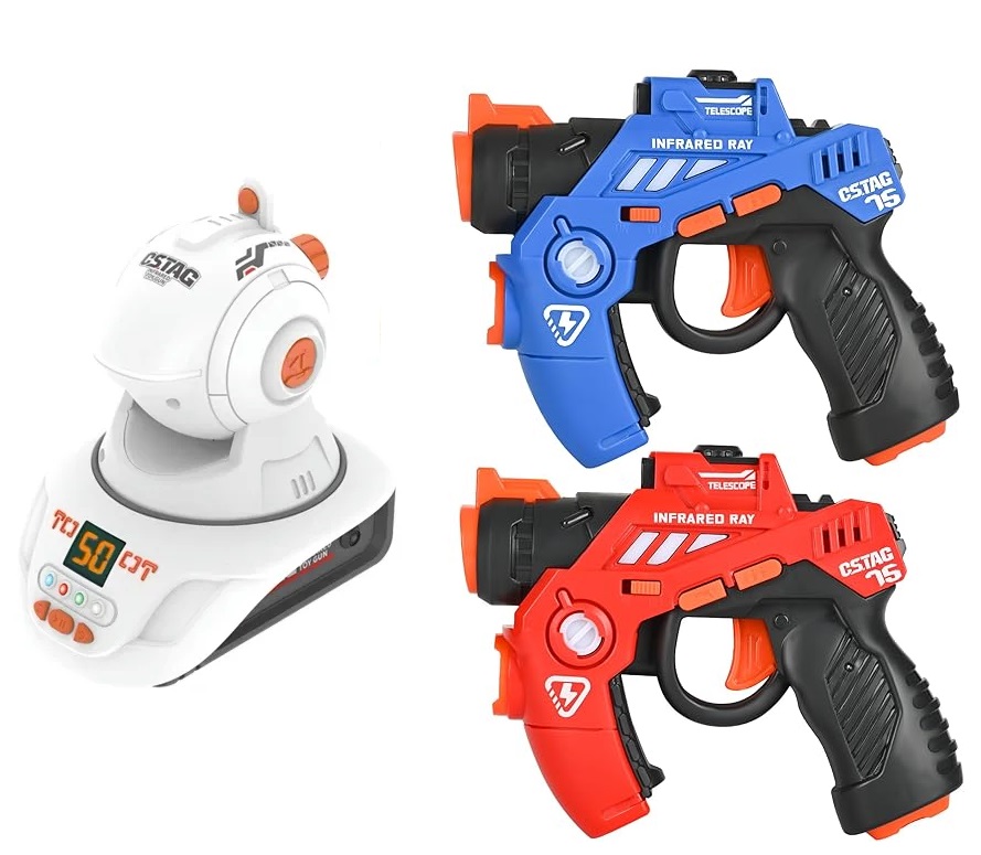 CSTAG Canhui Toys hooting Game Infrared Inductive Interactive Electronic Blaster Battle Infrared Laser Tag Gun Toy Kids Outdoor Gun Toys BB8975T