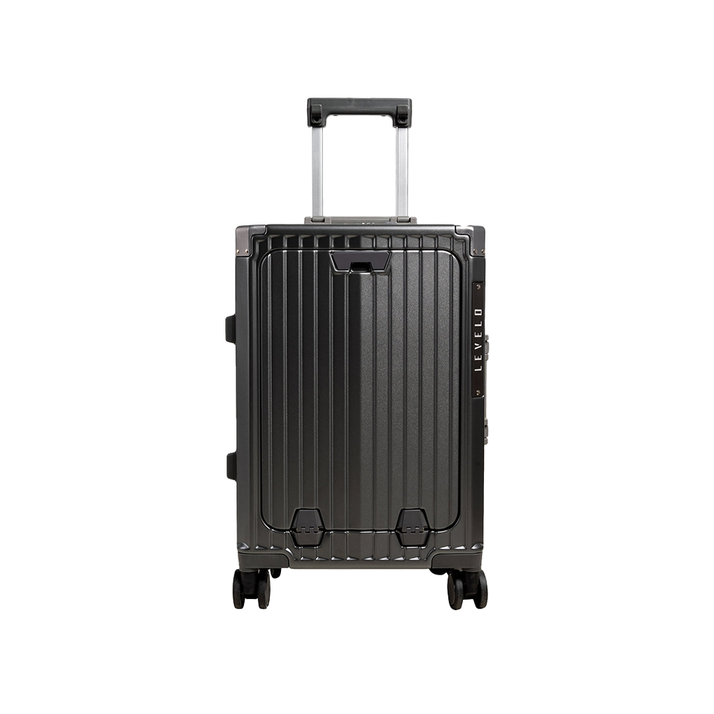 Levelo RoamRollers Travel Luggage Bag With USB/Type-C Charging Ports, Cup Holder, Phone Holder  | LVLRRTLGY/-BK/-WH |