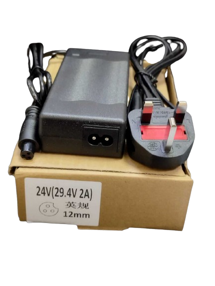 Scooter Charger 24V(29.4V 2A) 12mm  Model:SLS-22