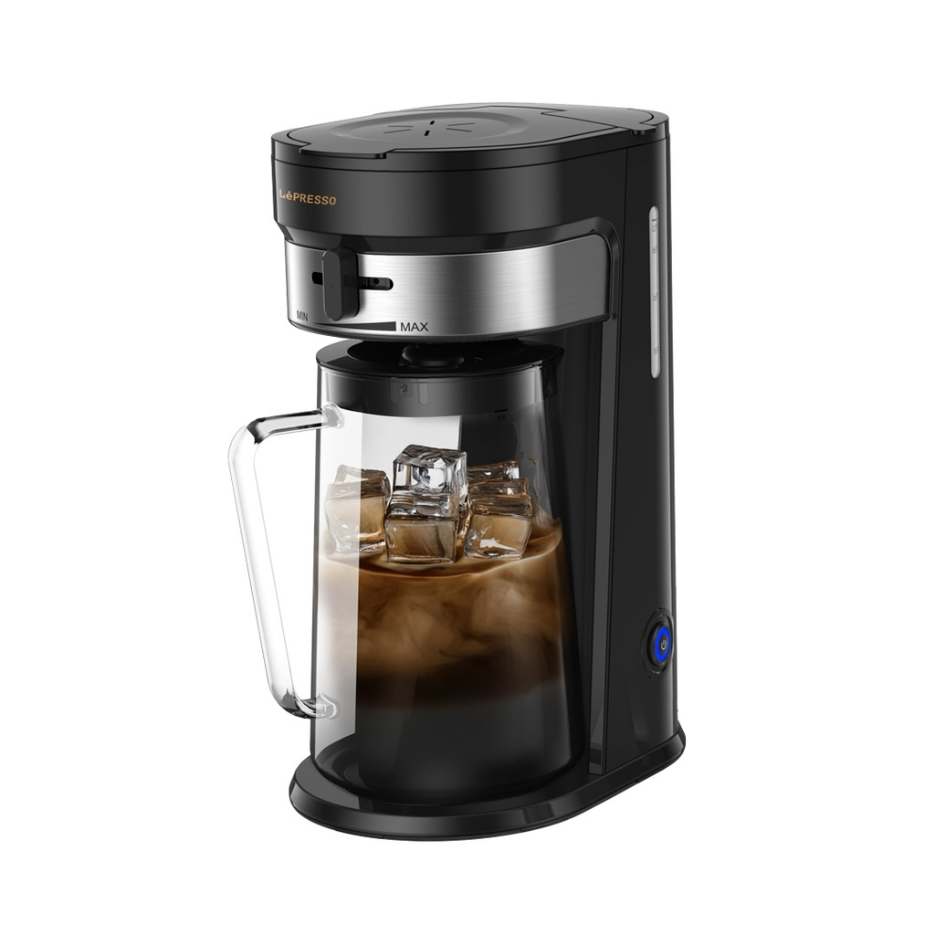 LePresso 700W Cold Brew Machine 2.5L Capacity One Tap Brewing Adjustable Strength Cold & Hot Drinks |LPCFFM0005-BK|