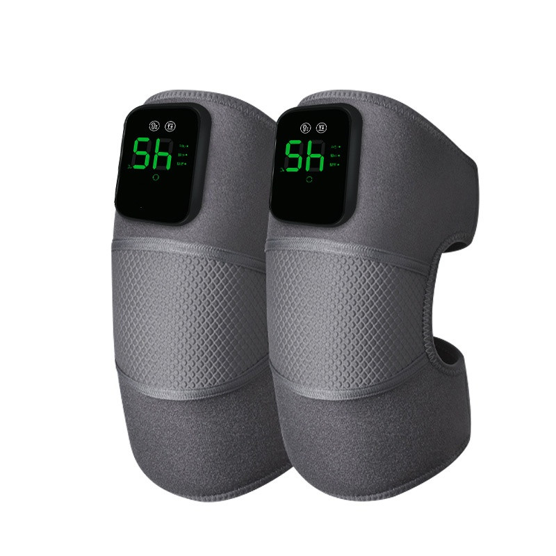 MDHL 3 IN 1 Wireless Vibrational Knee Massager with Warm Compress Multiple Modes for Knees, Shoulders, and Elbows Set of 2 Pcs |MD-072|