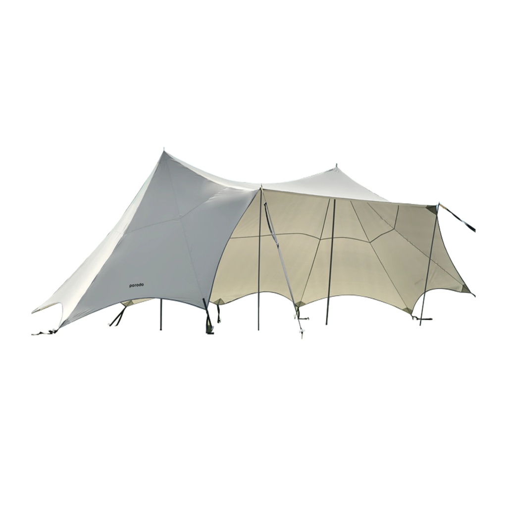 Porodo Lifestyle Outdoor Canopy Tent 2.4m Height Wind Resistant UV Protection - Off White |PD-LFST004-WH|