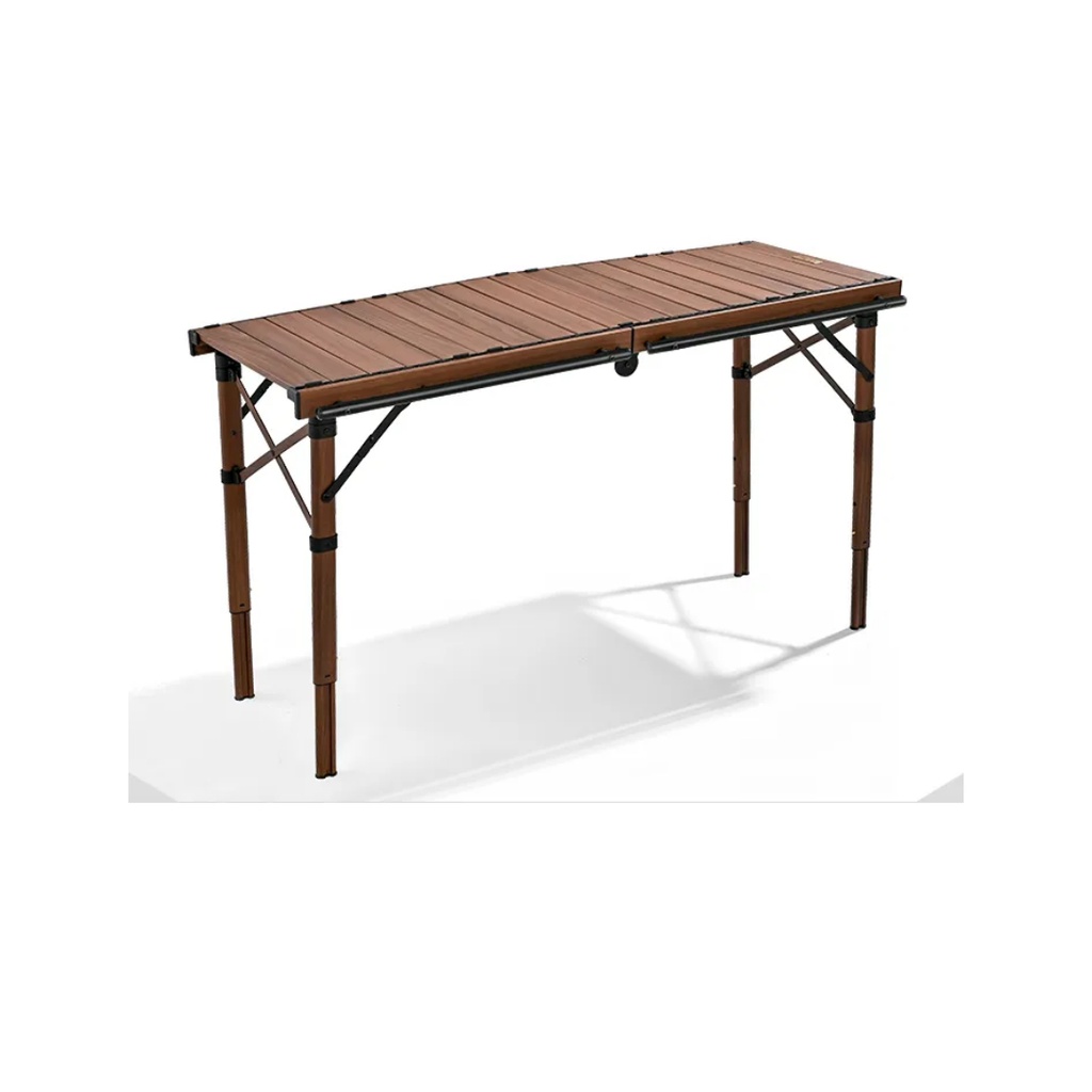 Porodo Lifestyle Portable Grill and Gas Stove Station, Camping Table with Stove and Mesh |PD-LFST005-BR|
