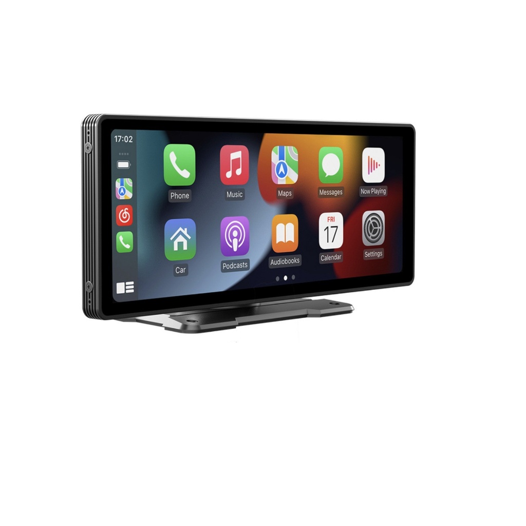 مشغل وسائط للسيارة محمول بشاشة عرض عالية الدقة 10.26 بوصة يدعم CarPlay والاتصال اللاسلكي بسلاسة والترفيه أثناء التنقل لأجهزة Apple وAndroid 