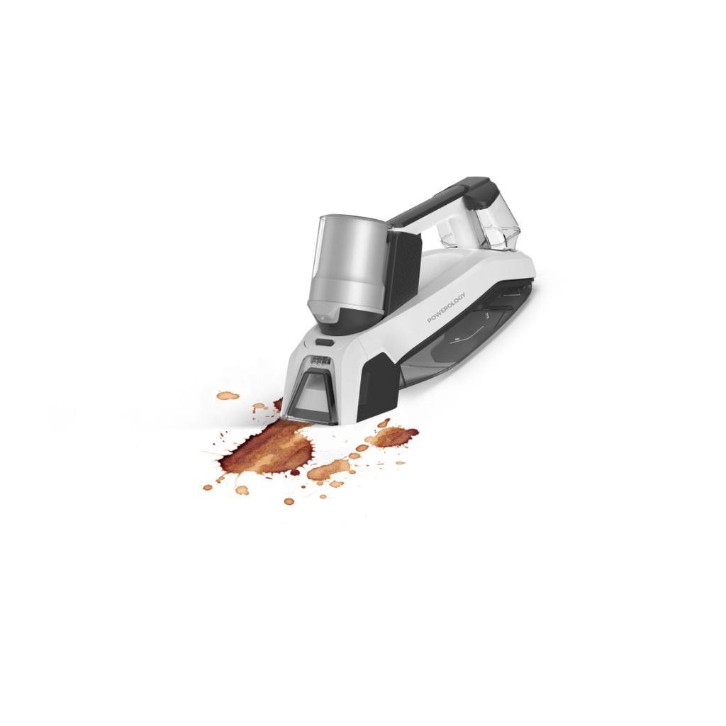 جهاز تنظيف البقع اللاسلكي Powerology بقوة 60 واط - قوي ومحمول وقابل لإعادة الشحن - أبيض |PP050|